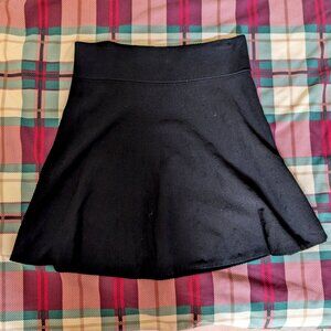 J Crew Black Skater Skirt
